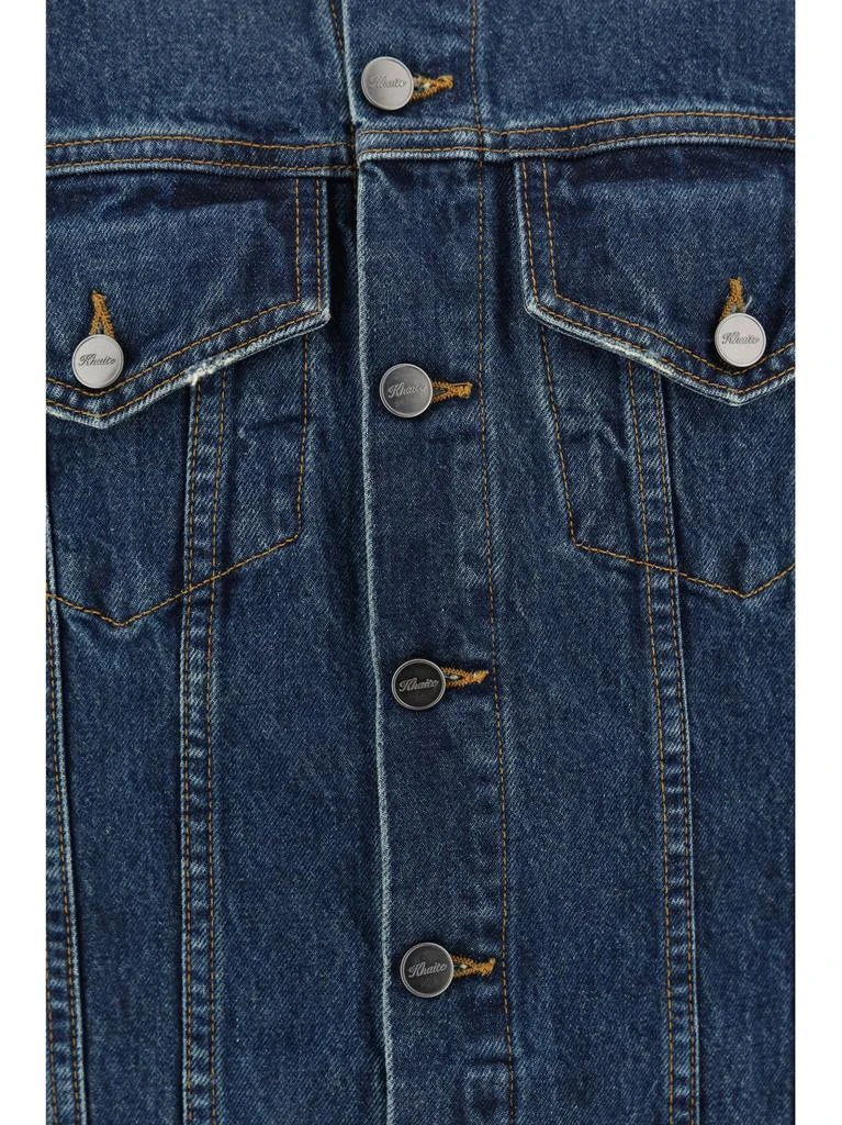Khaite Khaite The Ross Button-Up Denim Jacket 3