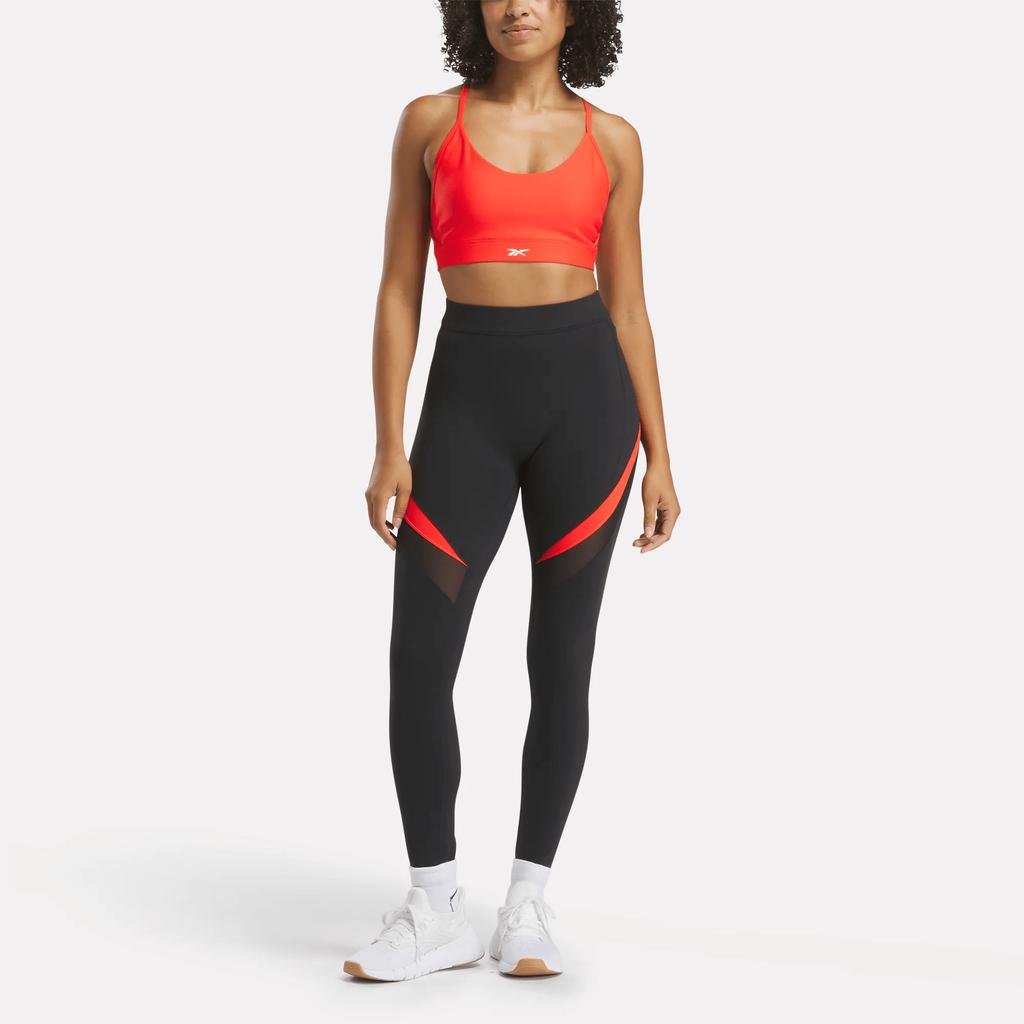 Reebok Women's Lux Colorblock High-Rise 7/8 Leggings