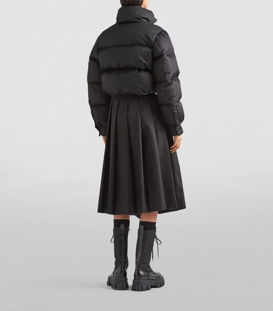 Prada Crop Re-Nylon Puffer Jacket 4