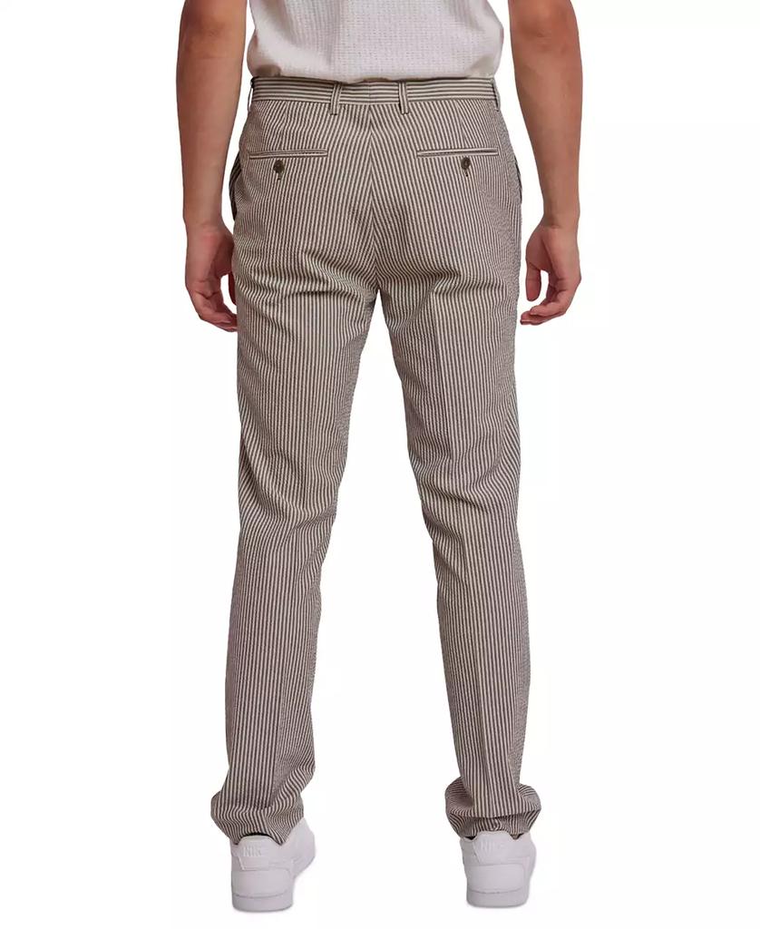 Paisley & Gray Men's Downing Slim Fit Seersucker Pants