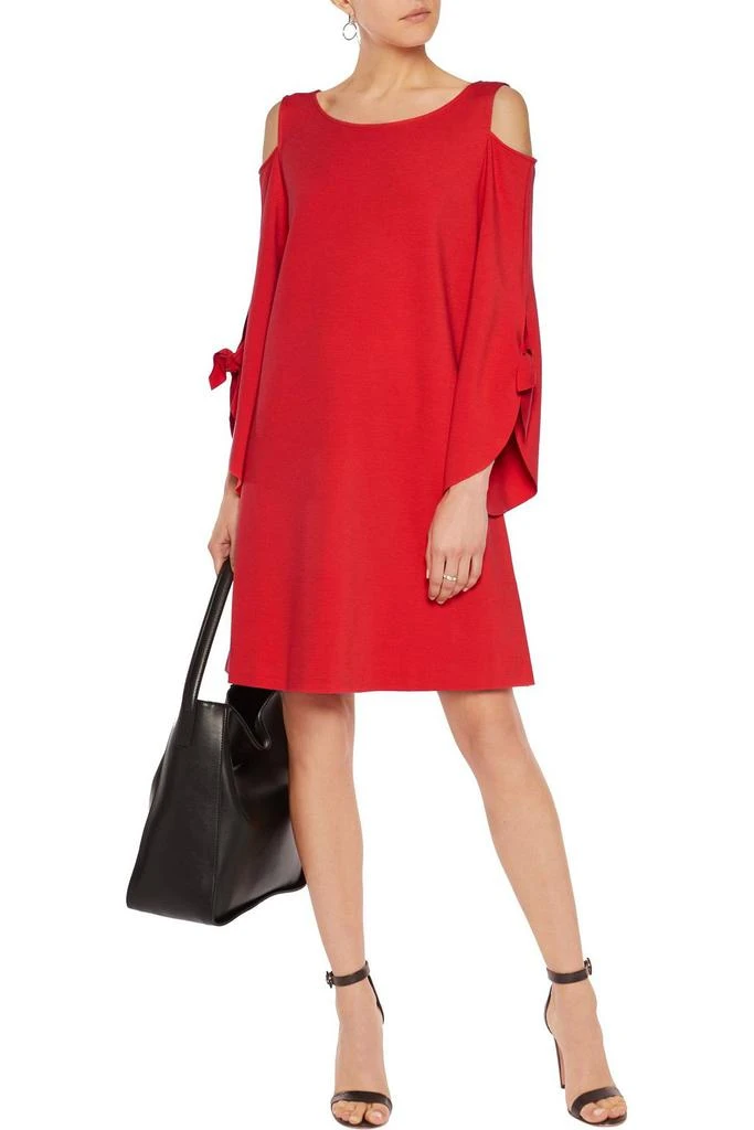 IRIS & INK Amelia cold-shoulder jersey dress 2