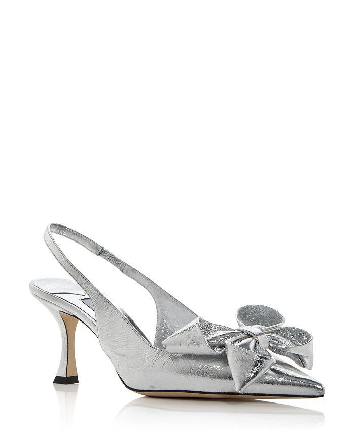 Jimmy Choo Women's Staz 70 Bow Slingback Pumps 1