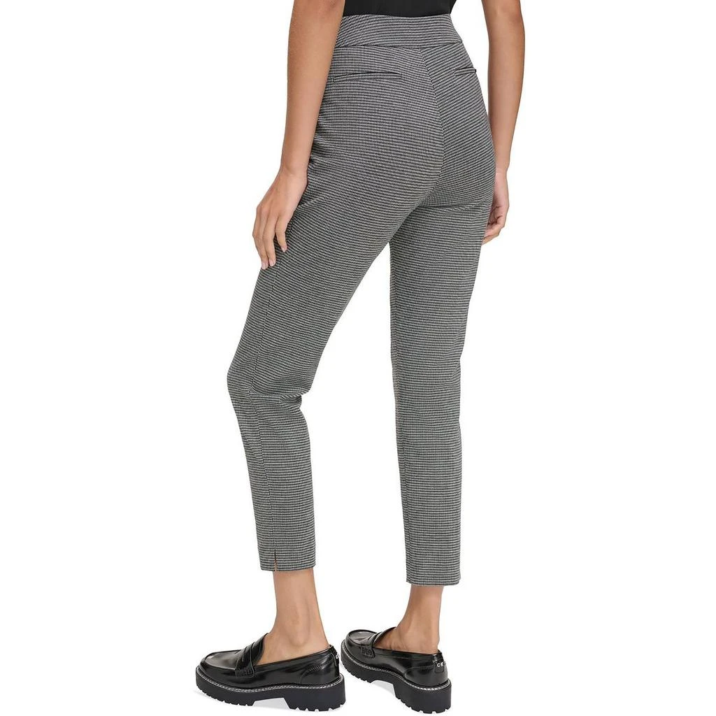 Calvin Klein Womens Houndstooth Polyester Trouser Pants 2