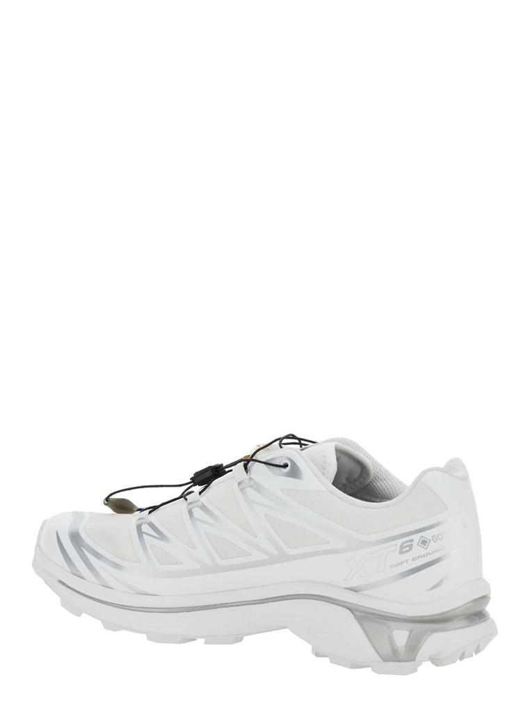 Salomon 'Xt-6 S/Lab' White Sneakers With Drawstring In Mesh
