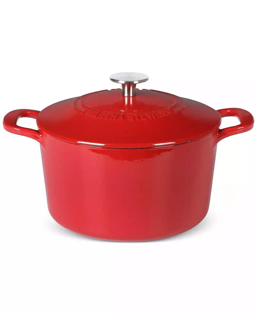Martha Stewart Martha Stewart Gatwick 4-Qt. Enamel Cast Iron Dutch Oven, Exclusively at Macy's 1