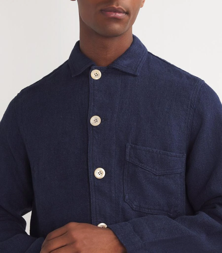 Drake's Linen Chore Jacket 6