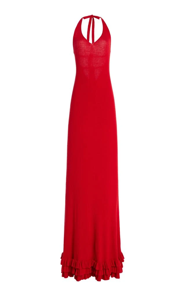 chinese dress ladies Brandon Maxwell Cape-effect Draped Stretch Jersey Gown – Runway Catalog