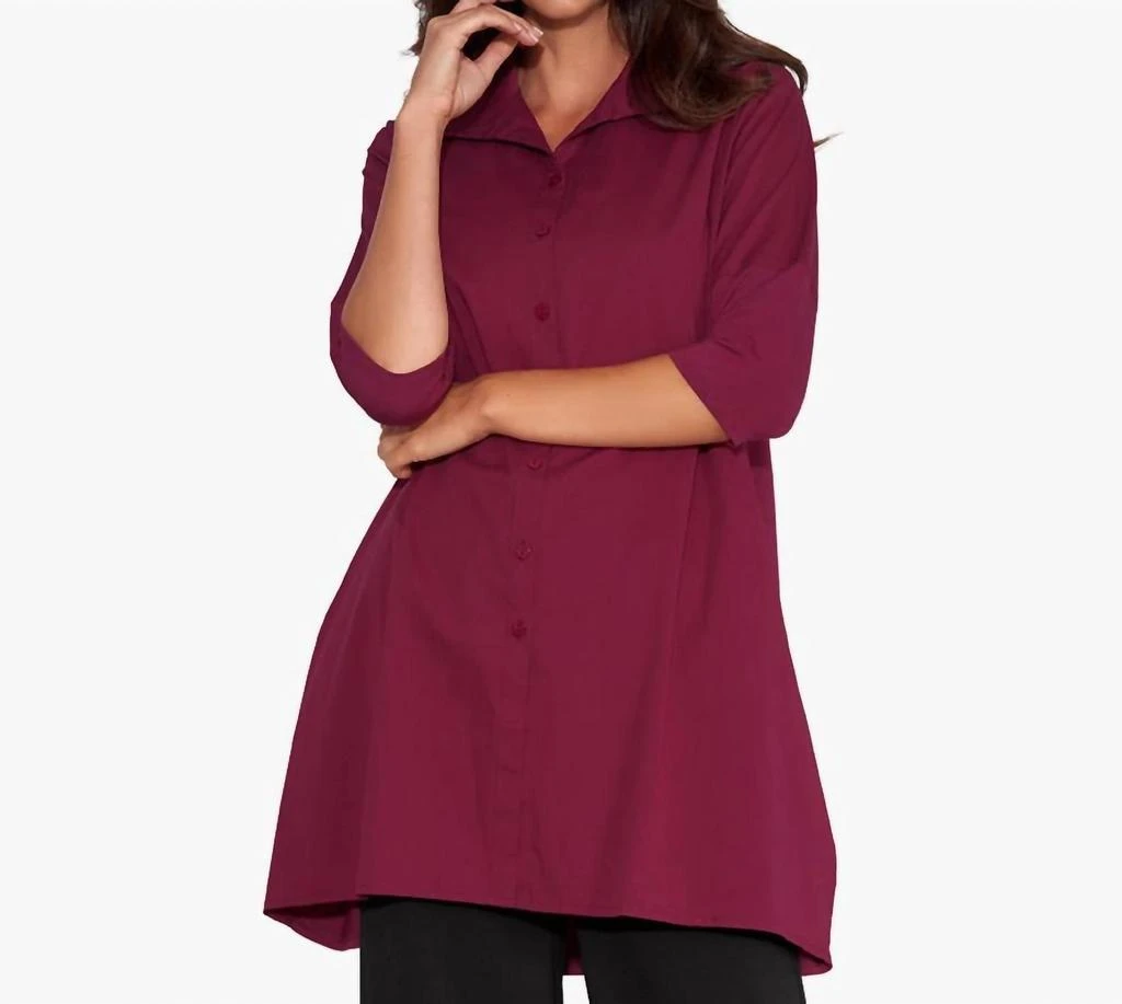 Stella Carakasi Tiburon Icon Tunic In Magenta 2