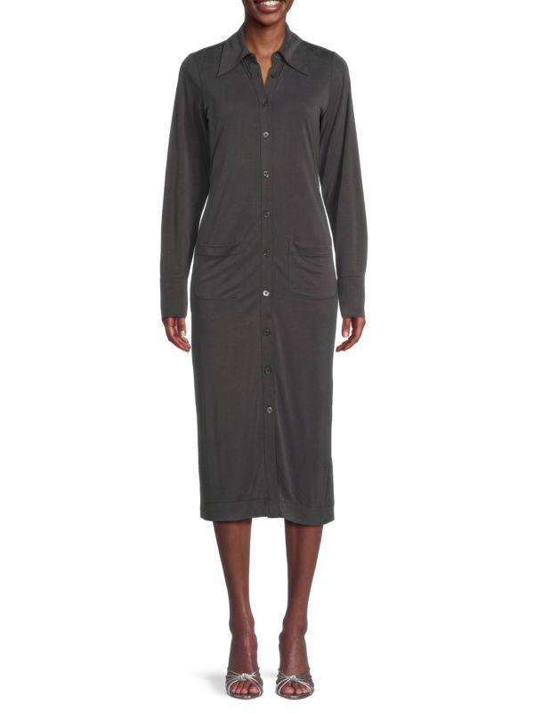 Equipment Marchel Midi Shirt Dress