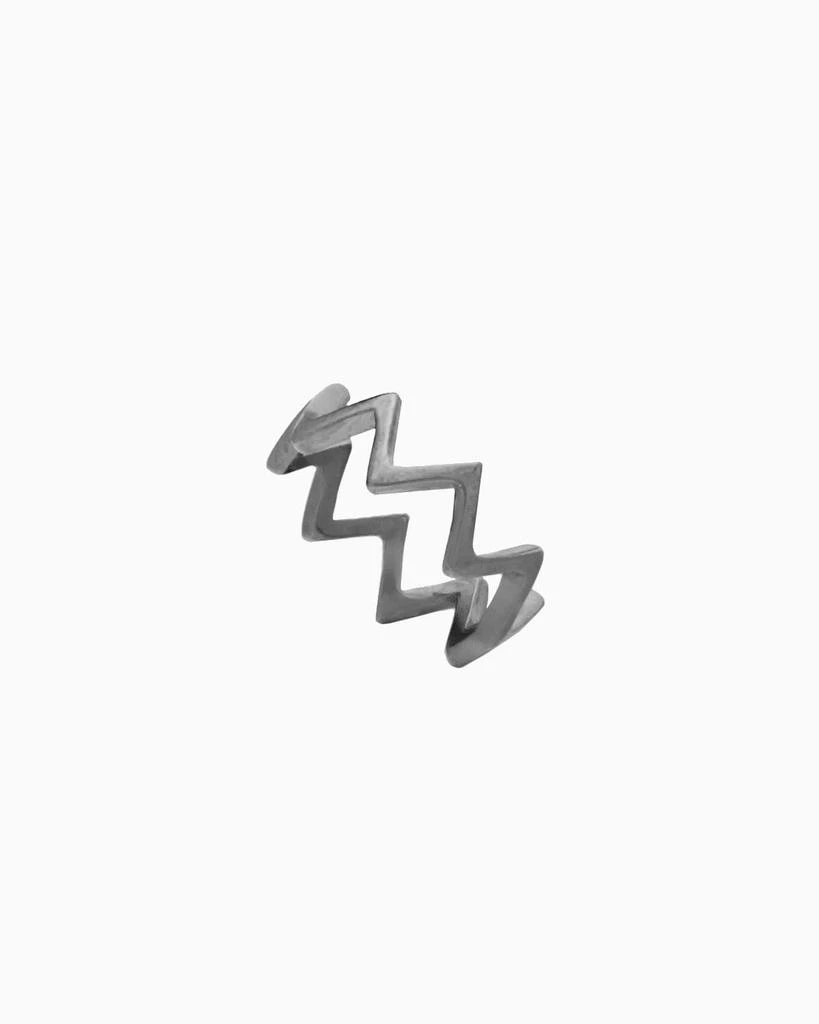FEDERICA TOSI Ring Crown Basic Ruthenium 1
