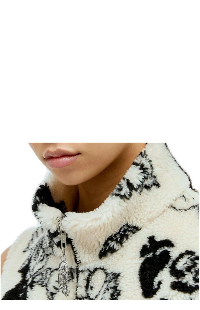 CHOPOVA LOWENA Chopova Lowena Cartoon Fleece Zipped Vest 4
