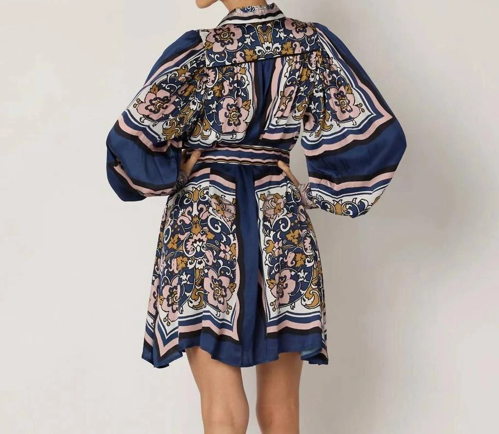 Cleobella Charisma Mini Dress In Floral Anise 2
