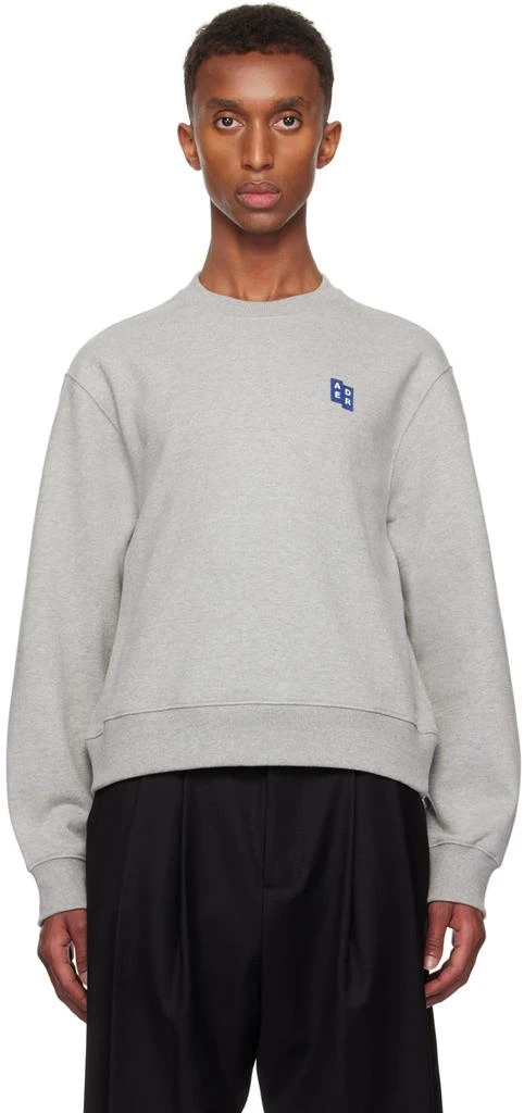 ADER error Gray TRS Tag 01 Sweatshirt 1