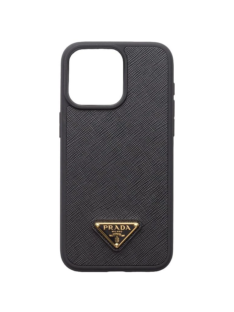 Prada Saffiano Leather Cover for iPhone 15 Pro Max 1