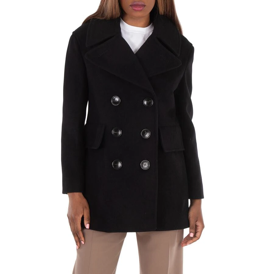 Burberry Ashwater Long-Sleeved Wool Peacoat 1