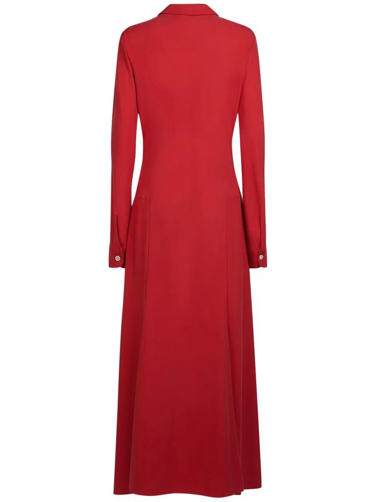 The Row Myra Silk Long Shirt Dress 4