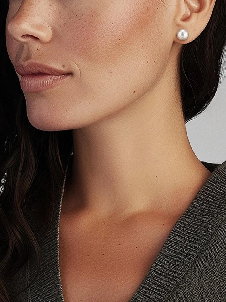 Mikimoto 7-6MM Akoya Pearl Stud Earrings &amp; Necklace Gift Set 3