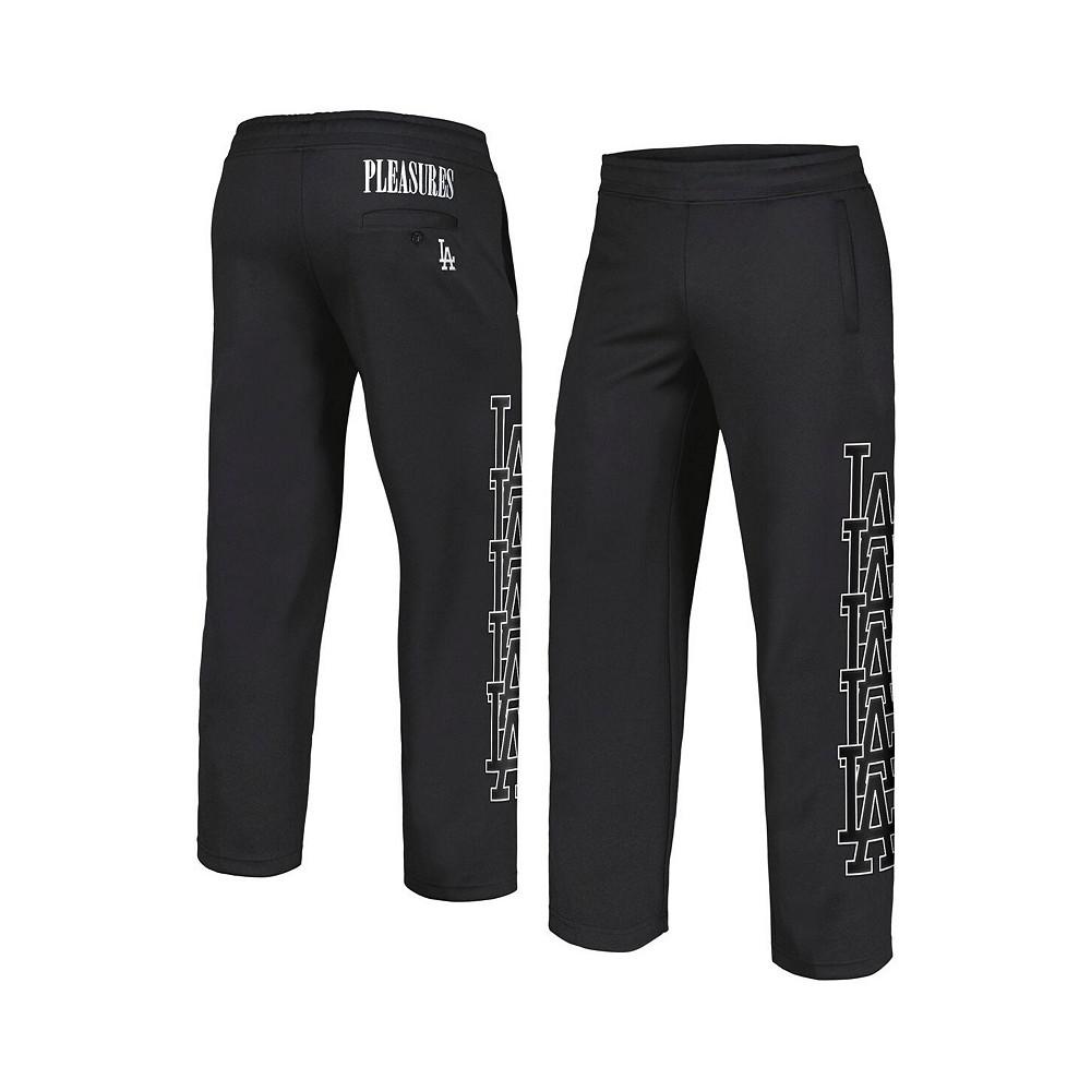 PLEASURES Men's Black Los Angeles Dodgers Pitcher Track Pants