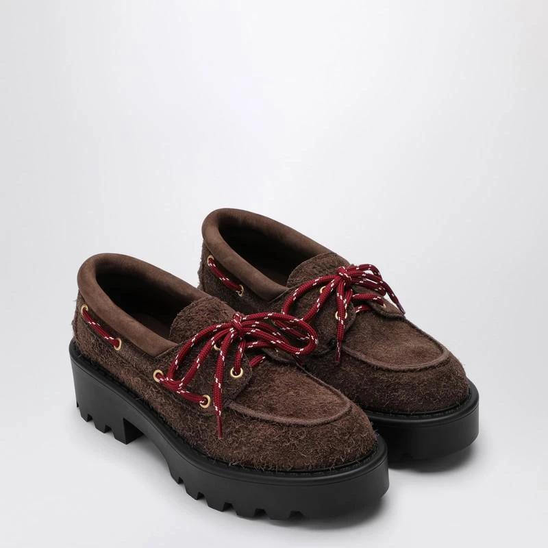 Miu Miu Burnt suede loafer Shoes Save Extra 10% OFF On $100