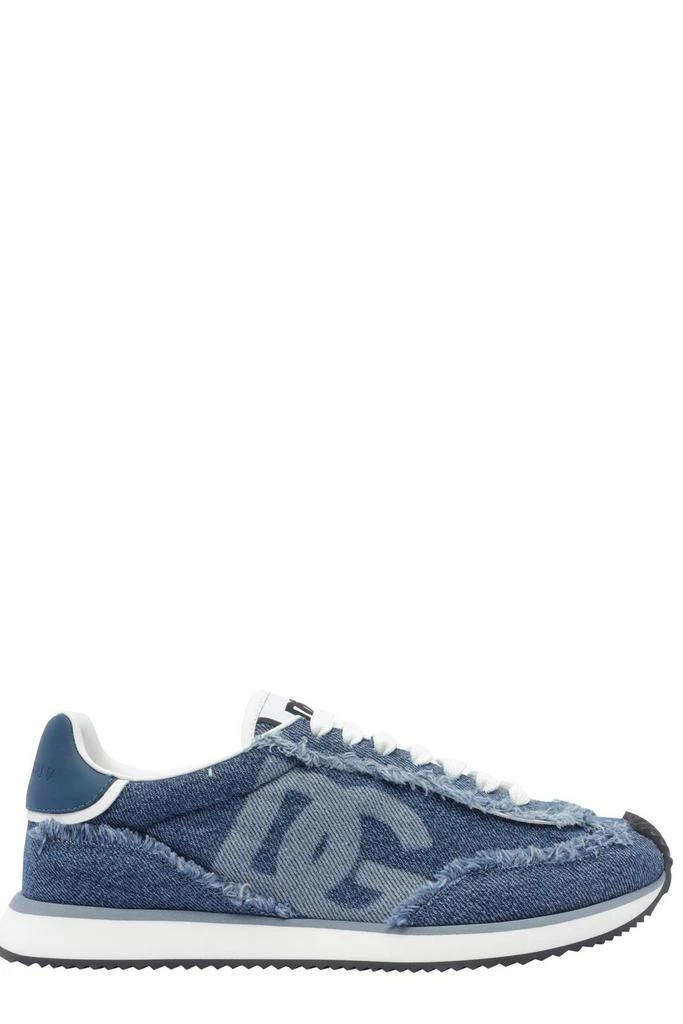 Dolce & Gabbana Dolce & Gabbana DG Logo Printed Denim Sneakers 1