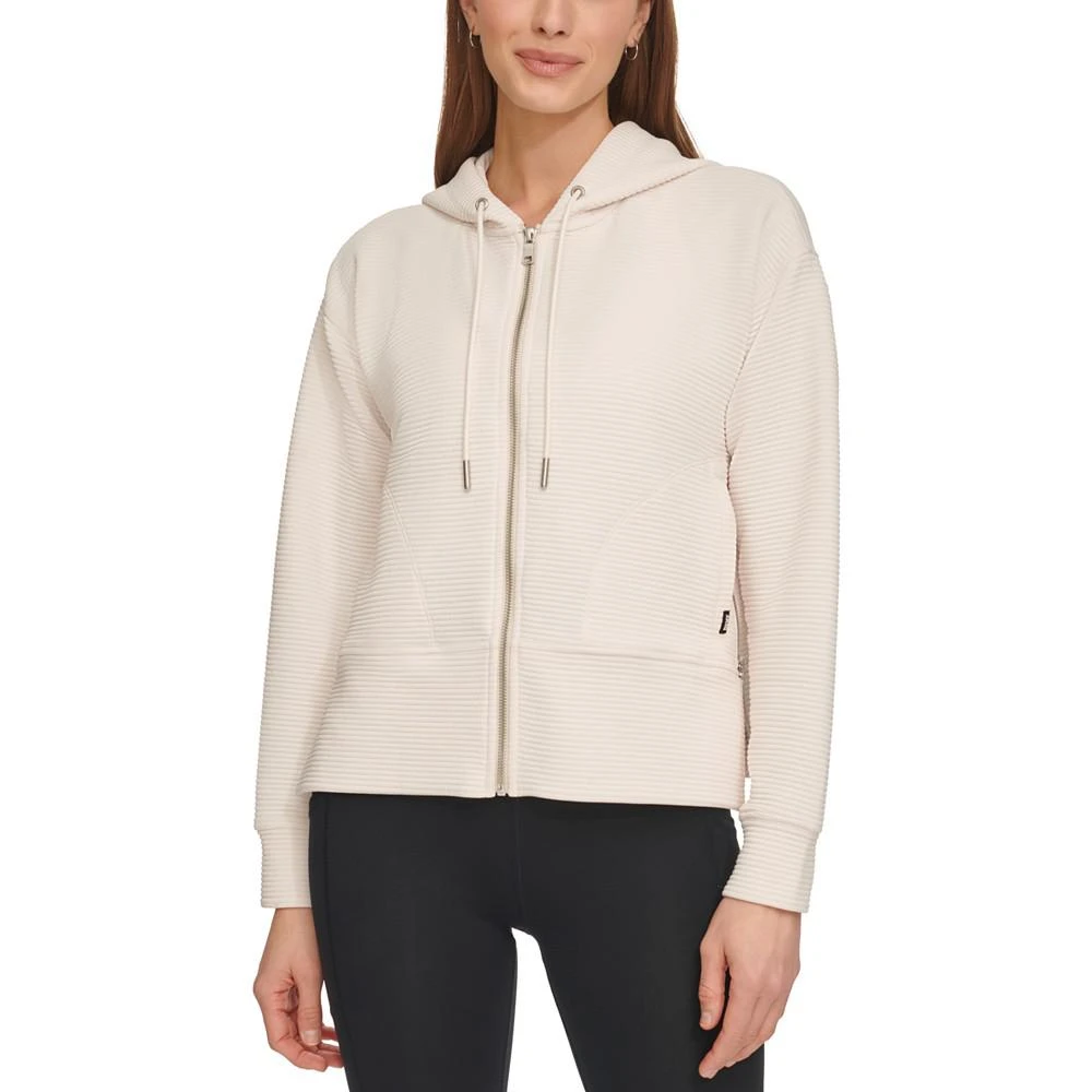 DKNY Women's Tech Ottoman Full-Zip Hoodie 1