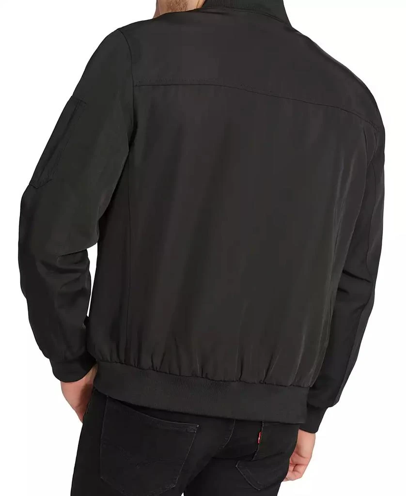 Calvin Klein Men's Solid-Color Zipper Flight Jacket 2