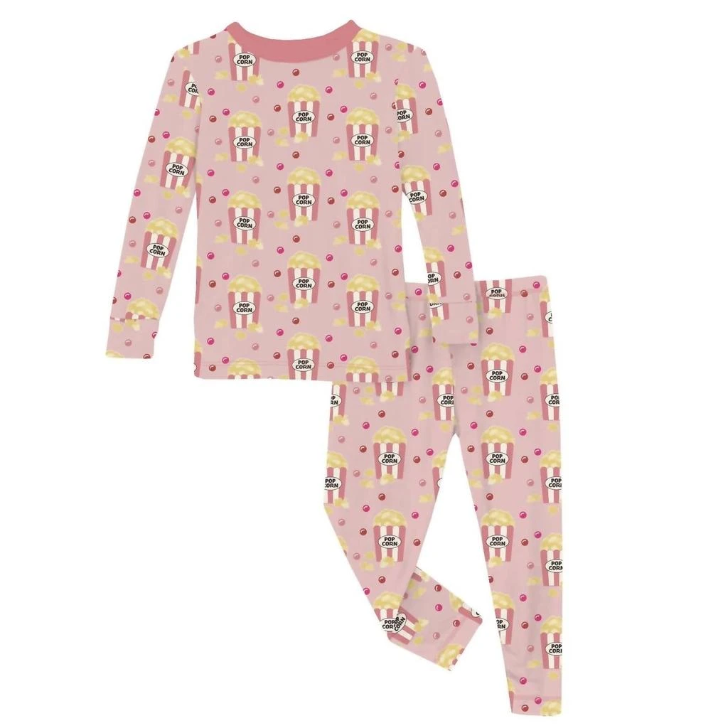 KICKEE Kickee - Girl's Long Sleeve Pajama Set
