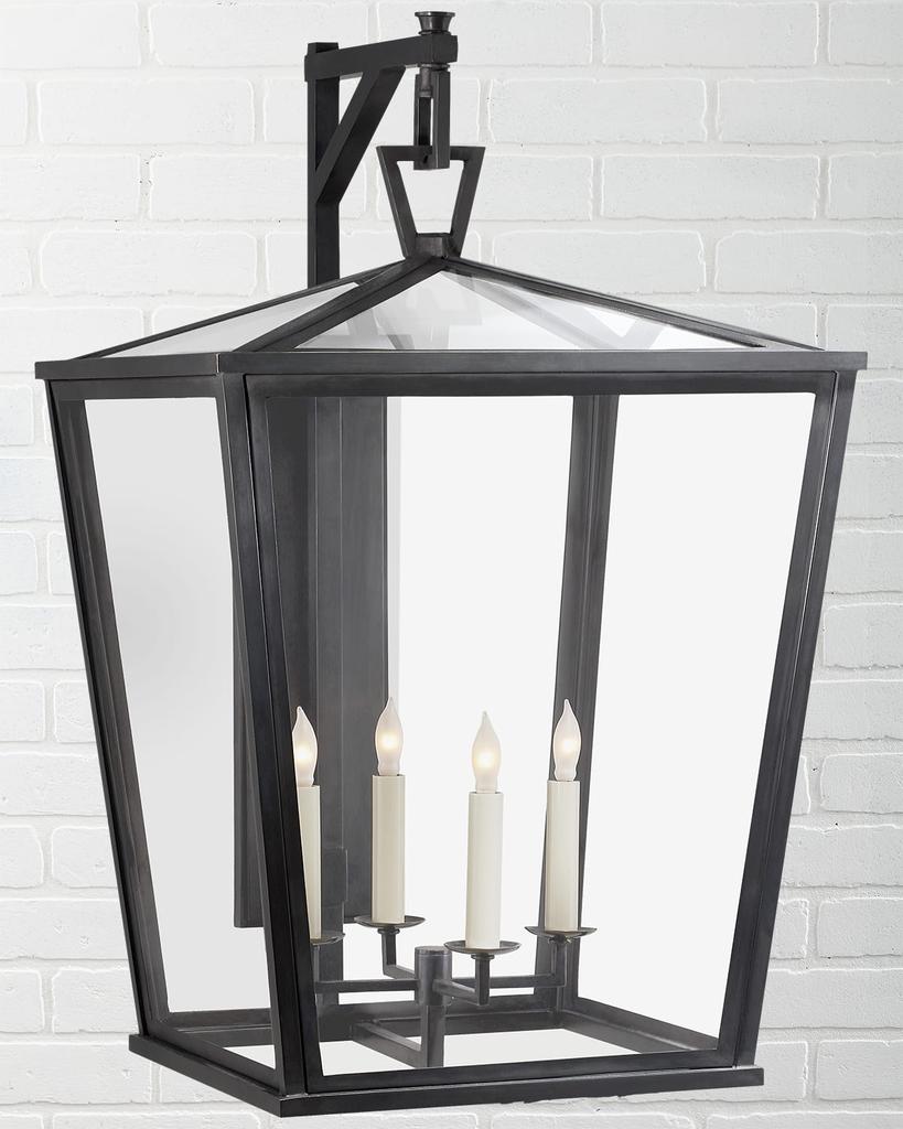 Chapman & Myers Darlana Large Bracket Lantern By Chapman & Myers