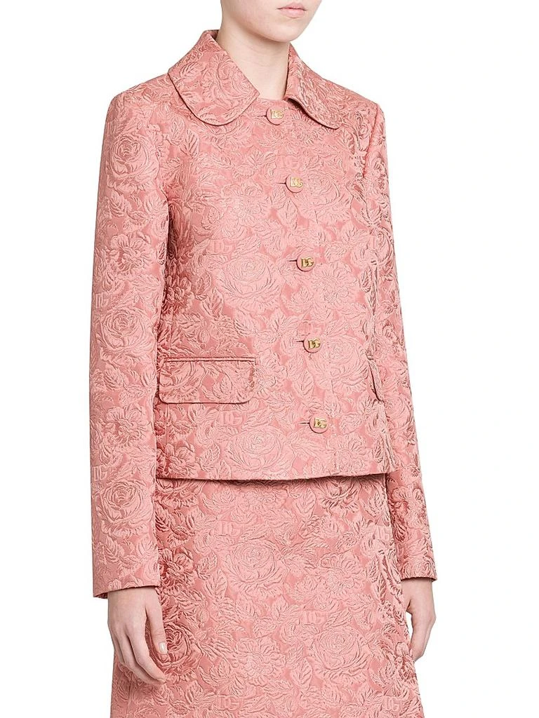 Dolce
Gabbana Floral Jacquard Tailored Jacket 4