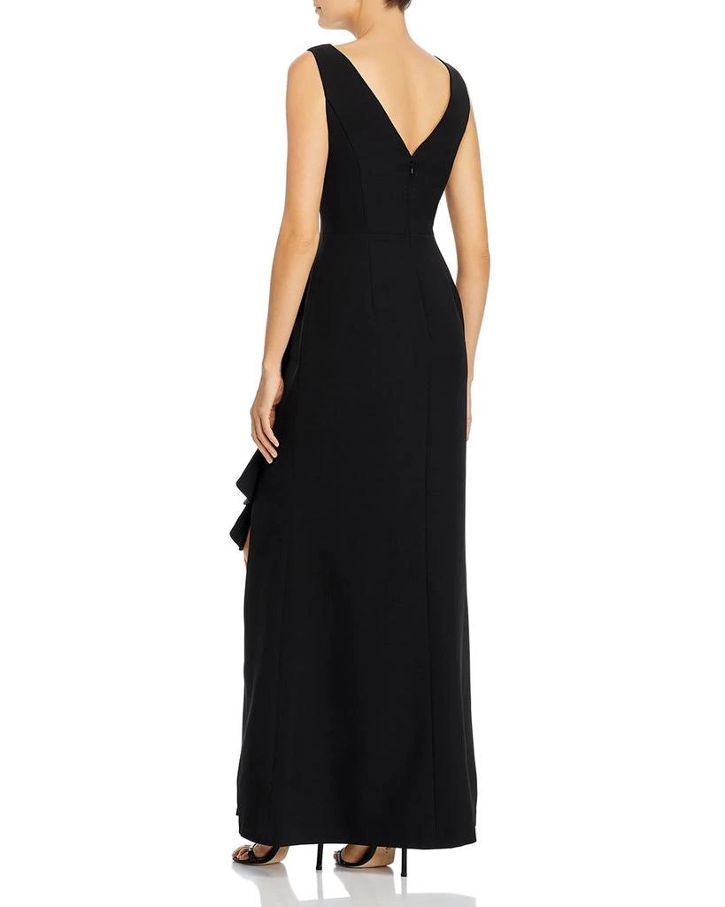 Eliza J Sleeveless Cascading-Ruffle Gown 2