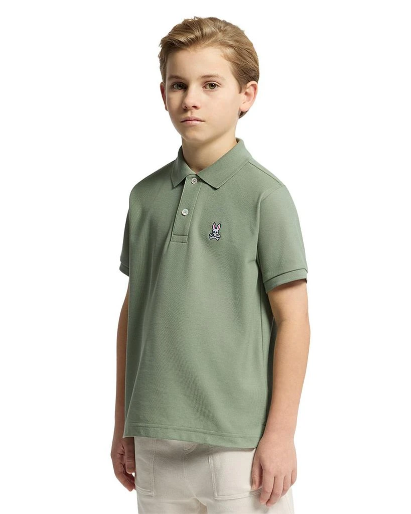 Psycho Bunny Unisex Classic Piqué Polo - Little Kid, Big Kid 3