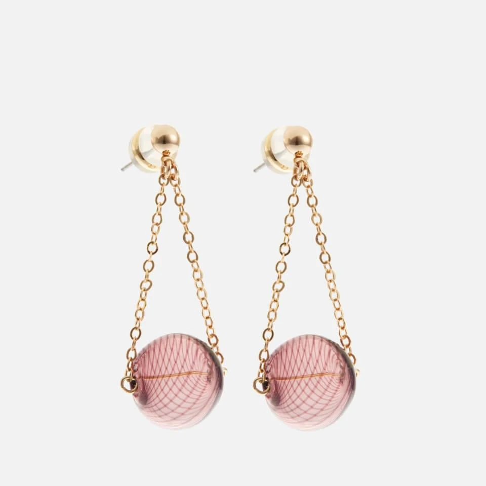 shrimps Shrimps Belle Gold-Tone Bead Earrings 2