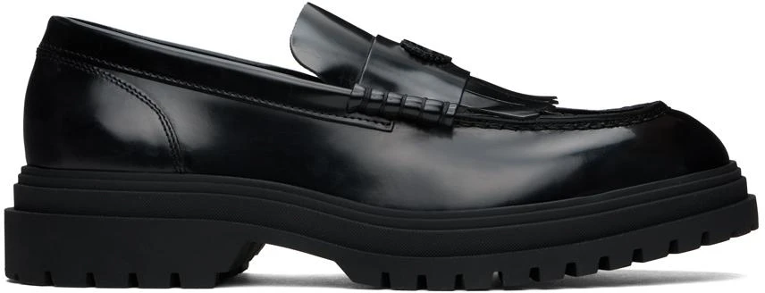Fred Perry Black B5316 Loafers 1
