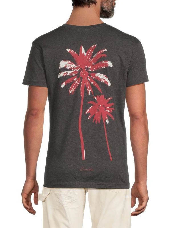 Kinetix Beach Palms Graphic Pima Cotton T-Shirt 2