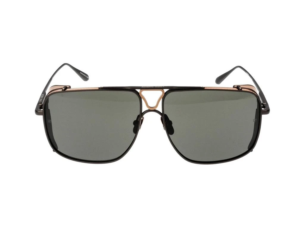 Linda Farrow Linda Farrow Aviator Frame Sunglasses 1