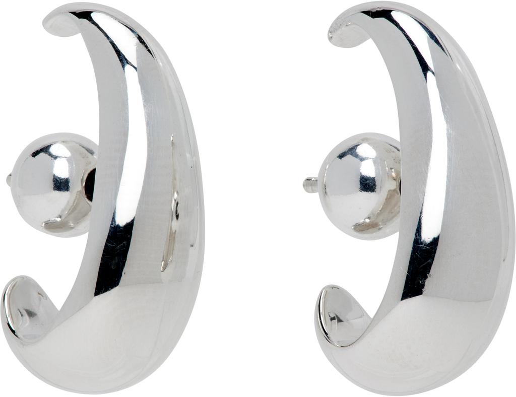Sophie Buhai Silver Noodle Earrings