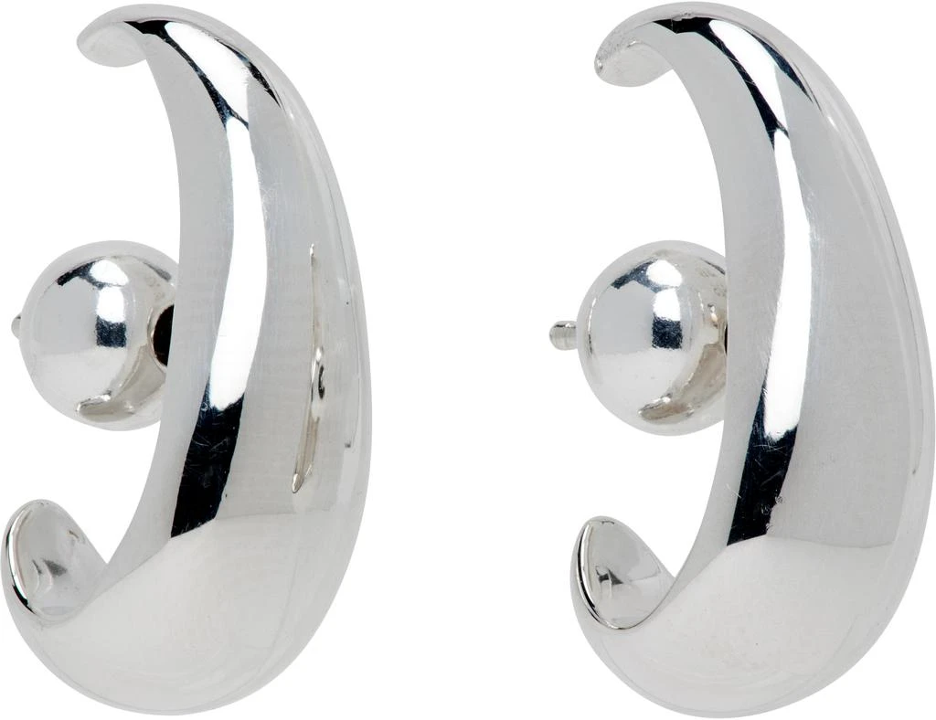 Sophie Buhai Silver Noodle Earrings 2