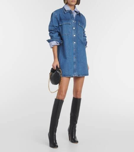 FRAME Cotton denim shirt dress 2