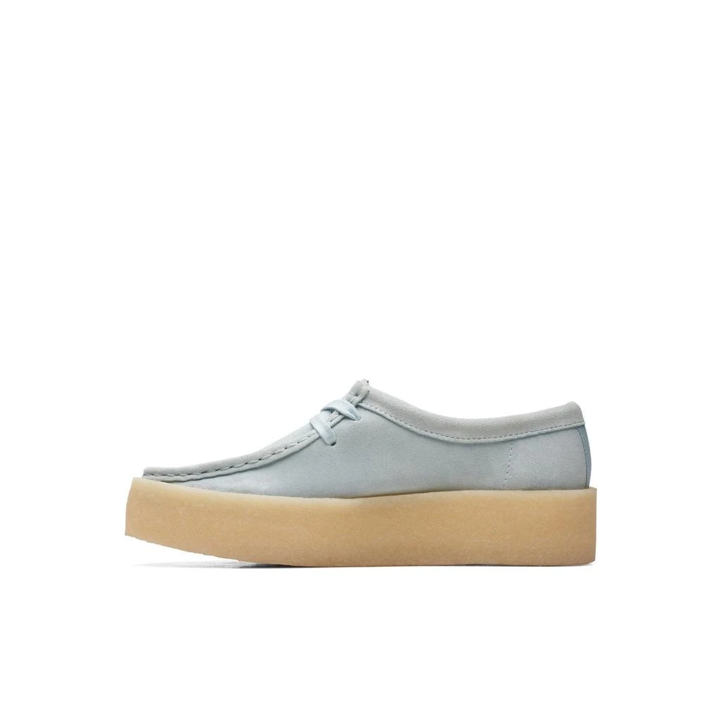 Clarks Clarks - Chaussures Wallabee Cup - Blue Suede - Femme 5