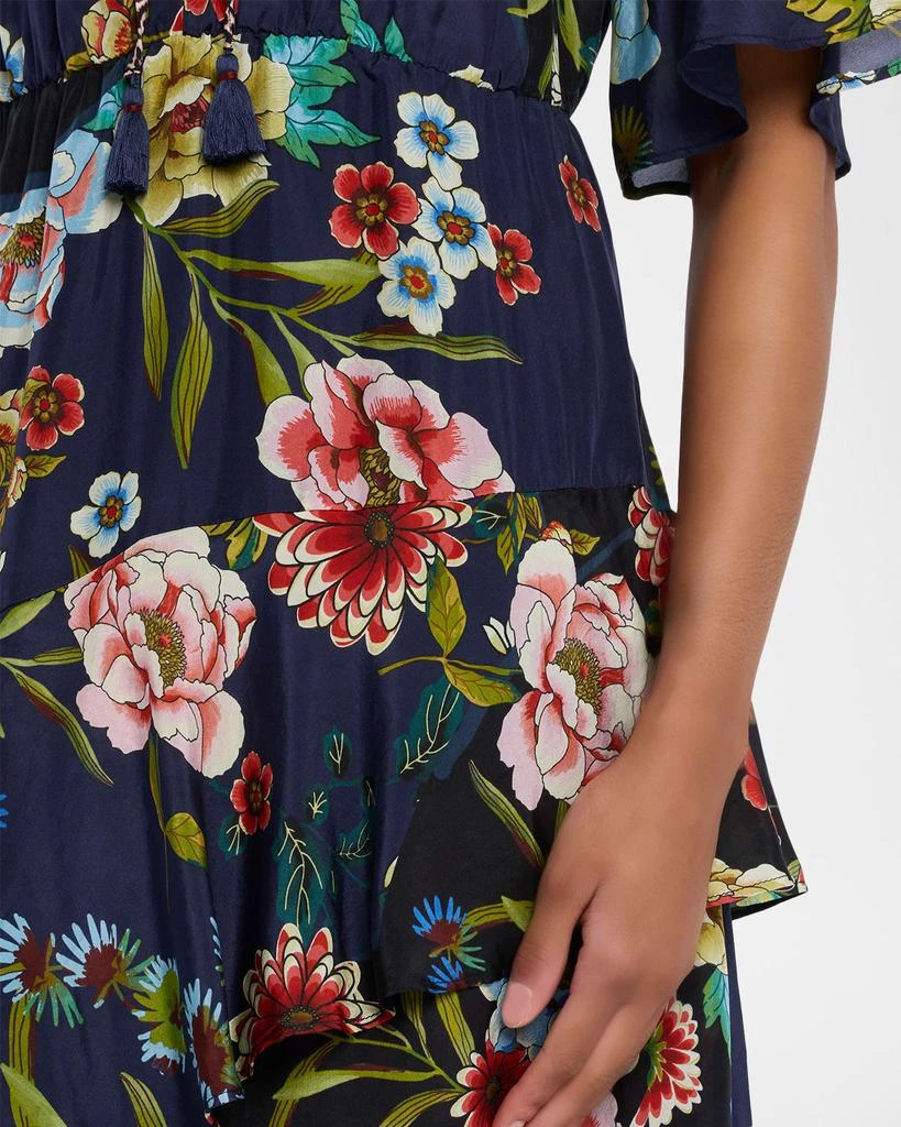 hamptons midi dress The Midi Wrap Dress w/ Cap Sleeves