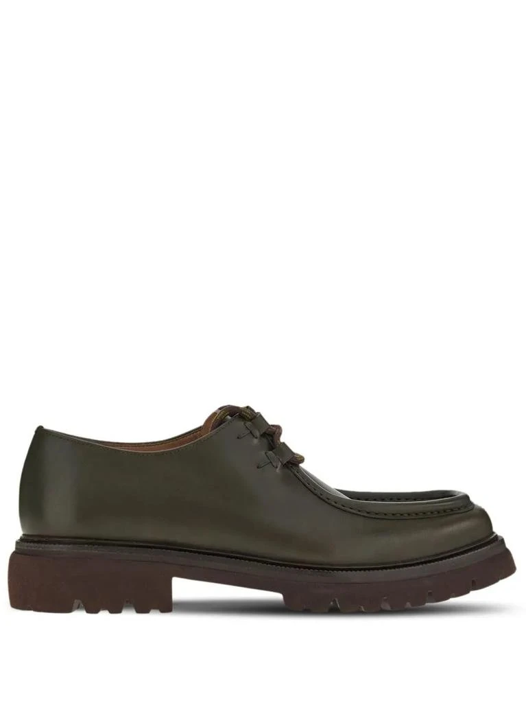 Salvatore Ferragamo Ferragamo Lace-Up Derby Shoes in BROWN 020933757060 1