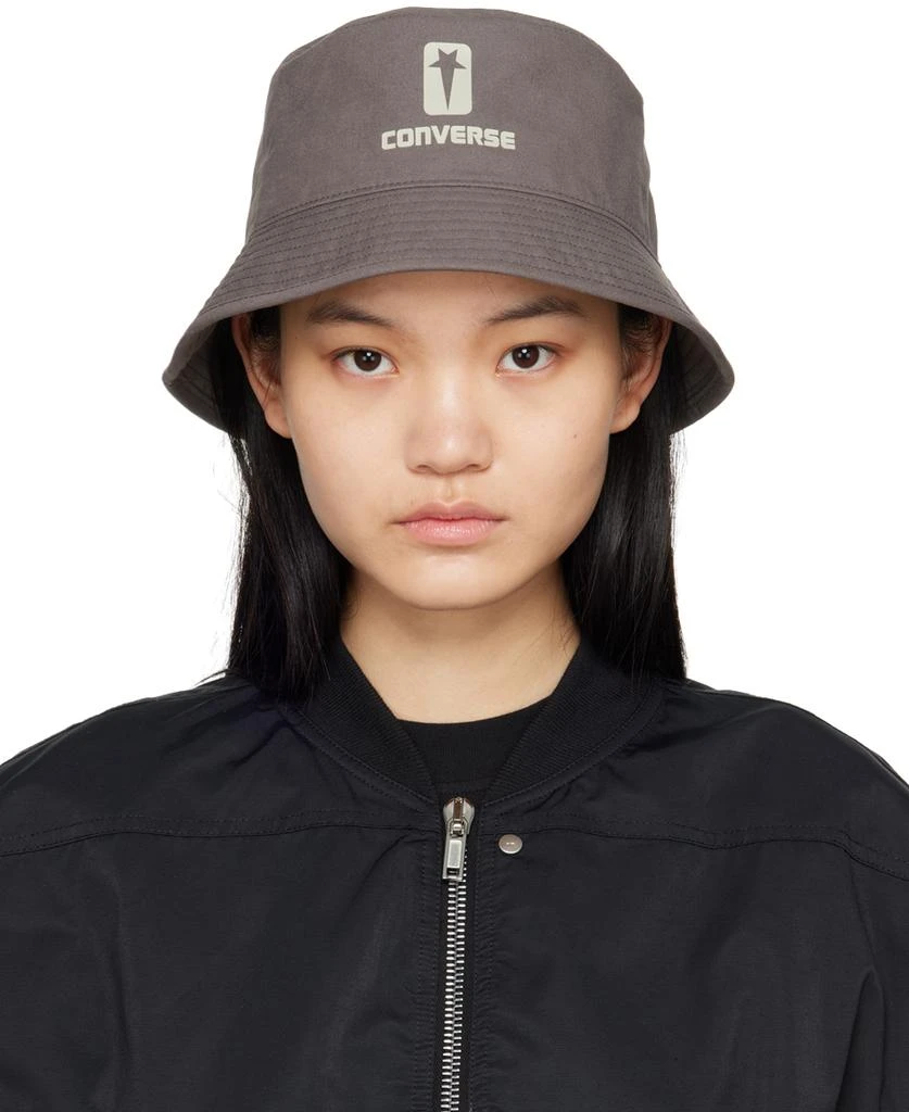 Rick Owens Gray Converse Edition Bucket Hat 1