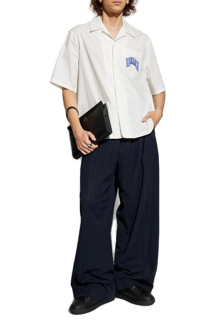 Versace Versace Logo-Printed Short-Sleeved Shirt 3