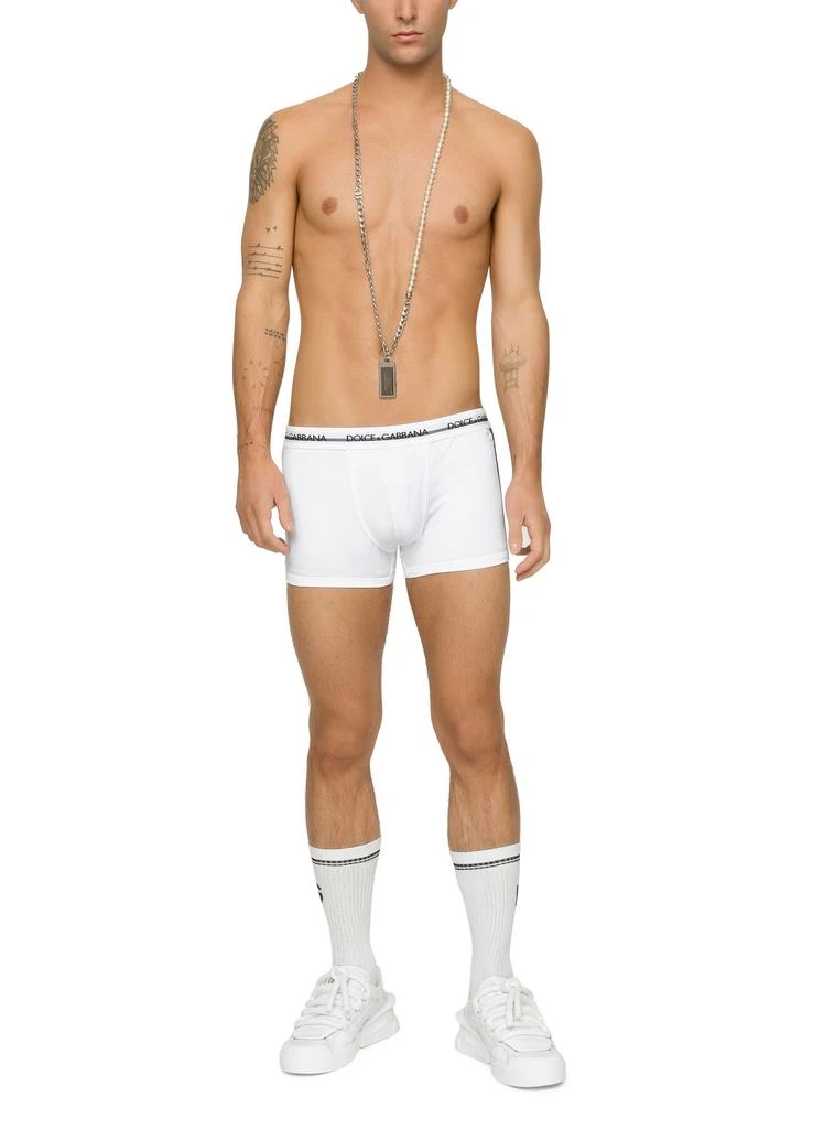 Dolce & Gabbana Two-way stretch jersey boxers with DG logo 4