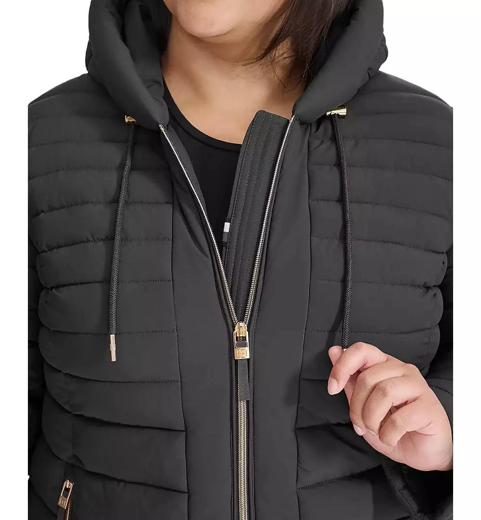 Tommy Hilfiger Plus Size Hooded Packable Puffer Coat, Created for Macy's 4