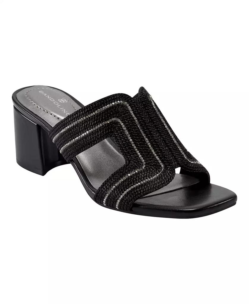 Bandolino Women's Molane Embellished Block Heel Sandals