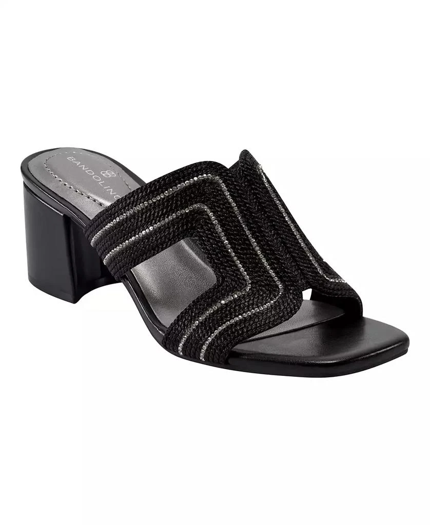Bandolino Women's Molane Embellished Block Heel Sandals 1