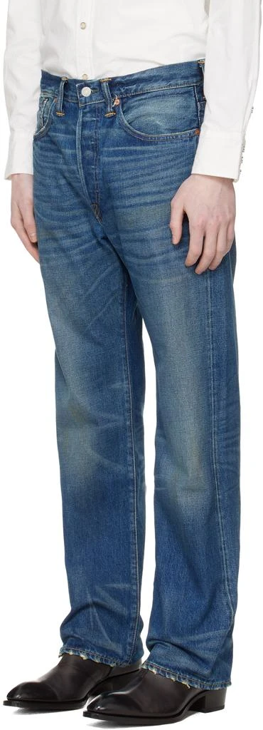 RRL Blue Vintage 5-Pocket Grandfalls Jeans 4