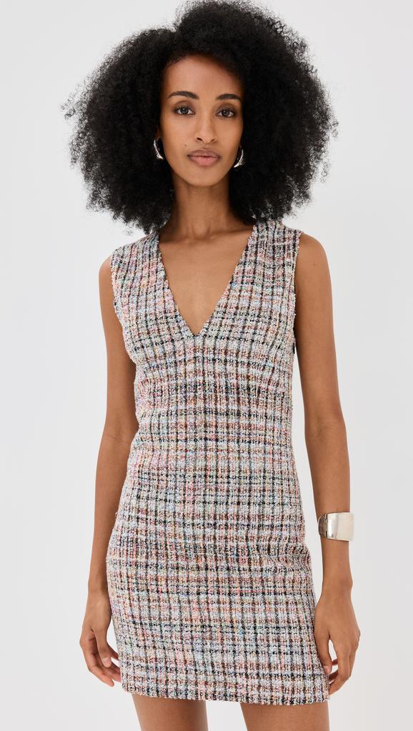 ワンピース MISSONI CAPERDONI MINI DRESS Lamé knit mini-dress with sweetheart neckline
