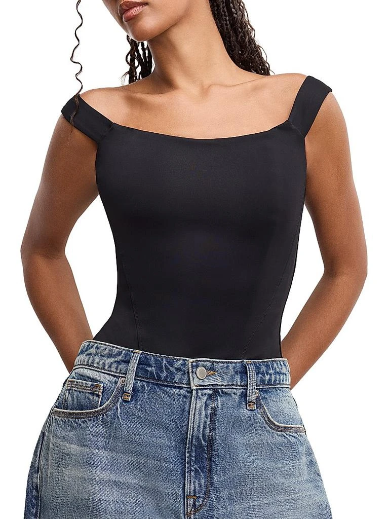 Good American The Sweetheart Sculpting Tank Bodysuit 4